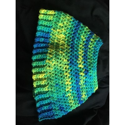 Crocheted Messy Bun Beanie  eb-51147375